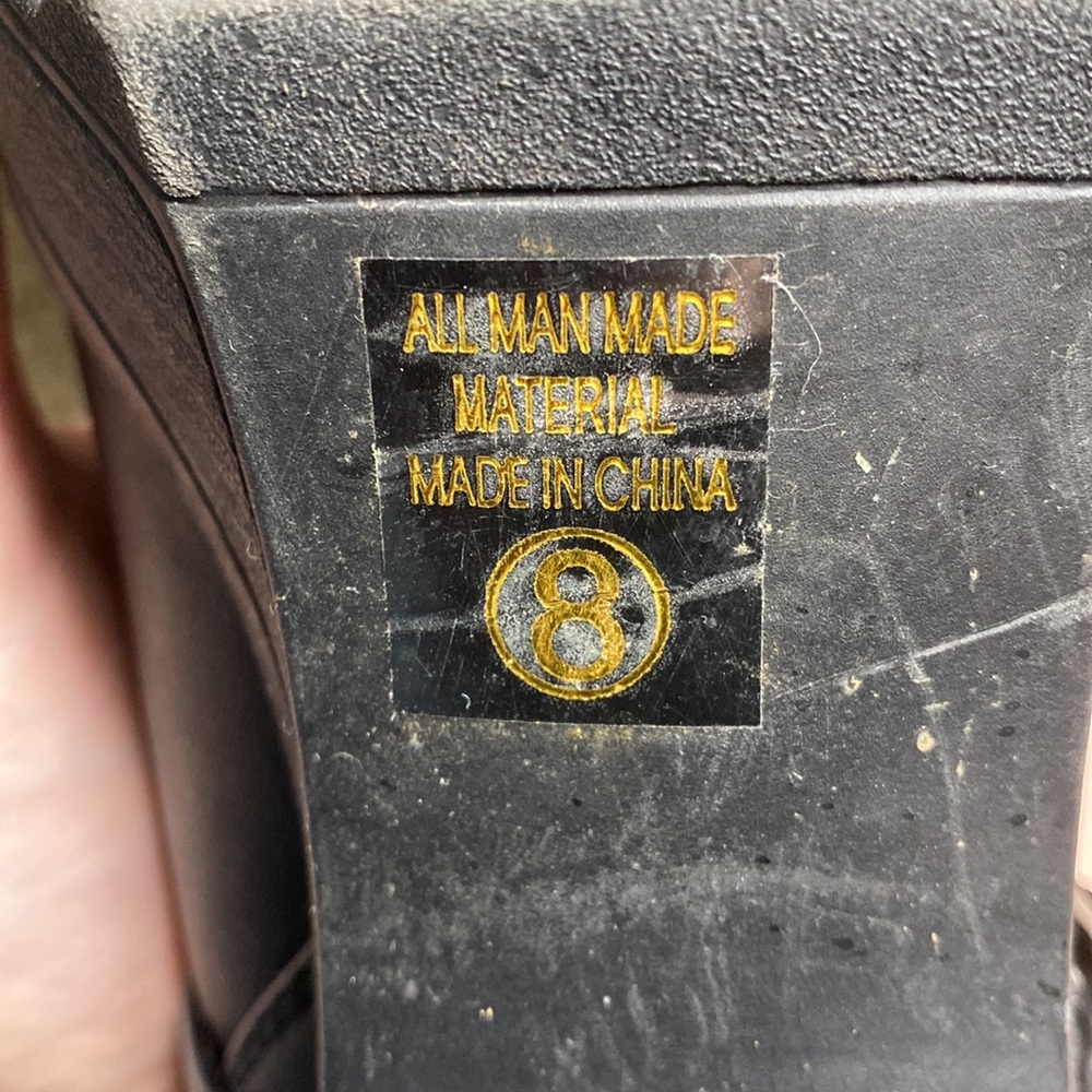 Charlotte Russe Platform Ankle Booties Buckle Black Womens Size 8 - Picture 14 of 16